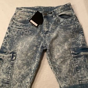 Italia men's jean shorts with tags, brand new!